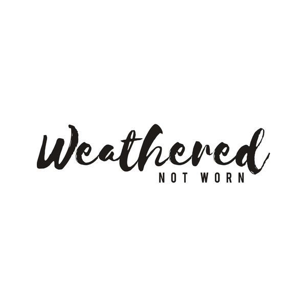 Weathered Not Worn logo